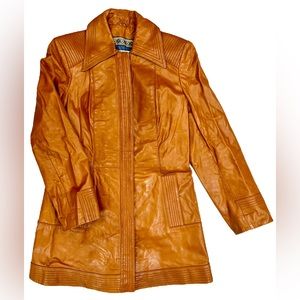 ❗️VINTAGE❗️70’s Brown Leather Jacket